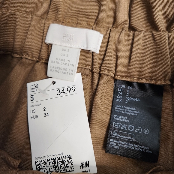 NWT H&M Paper Bag A Line Skirt 2 - Picture 8 of 12